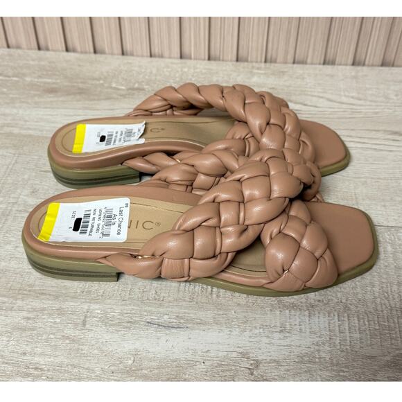 Vionic Braided Cross Strap Slides Kalina Women\'s Size 6